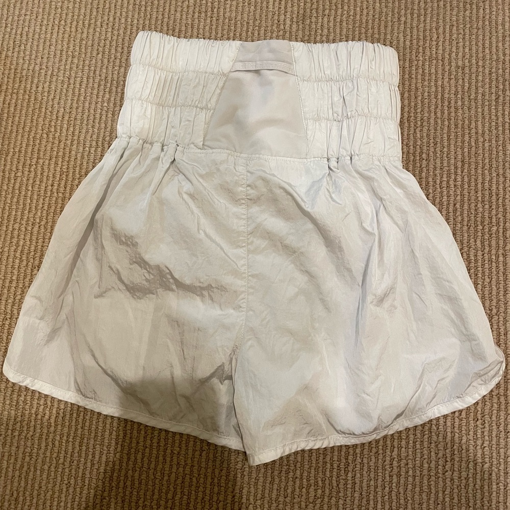 White Free People Way Home shorts